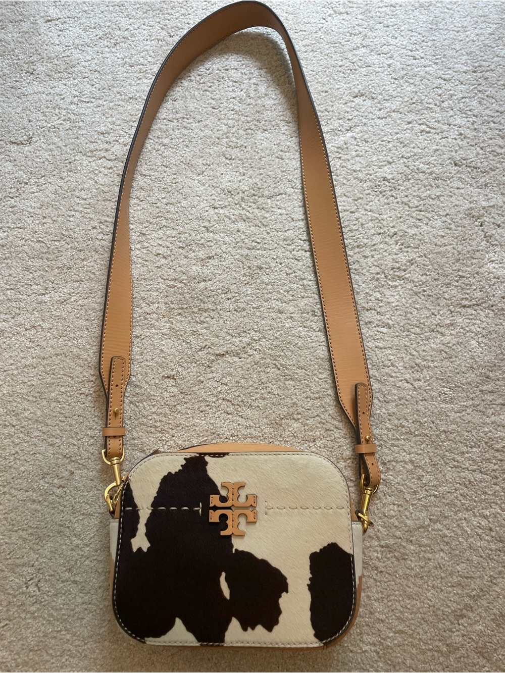 McGraw Genuine Calf Hair Camera Bag